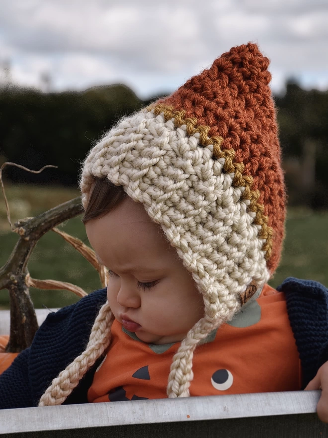 Crochet baby hat