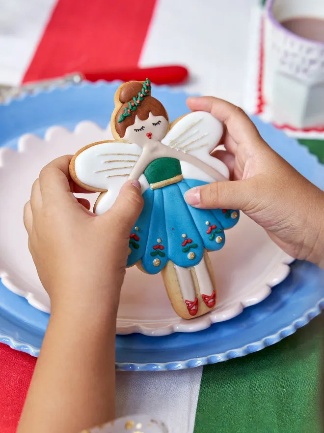 Christmas fairy biscuit
