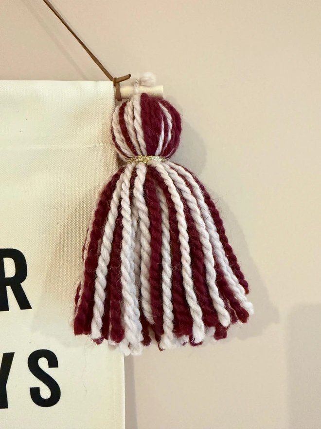 Handmade Fabric Forever and Always Valentine's Banner