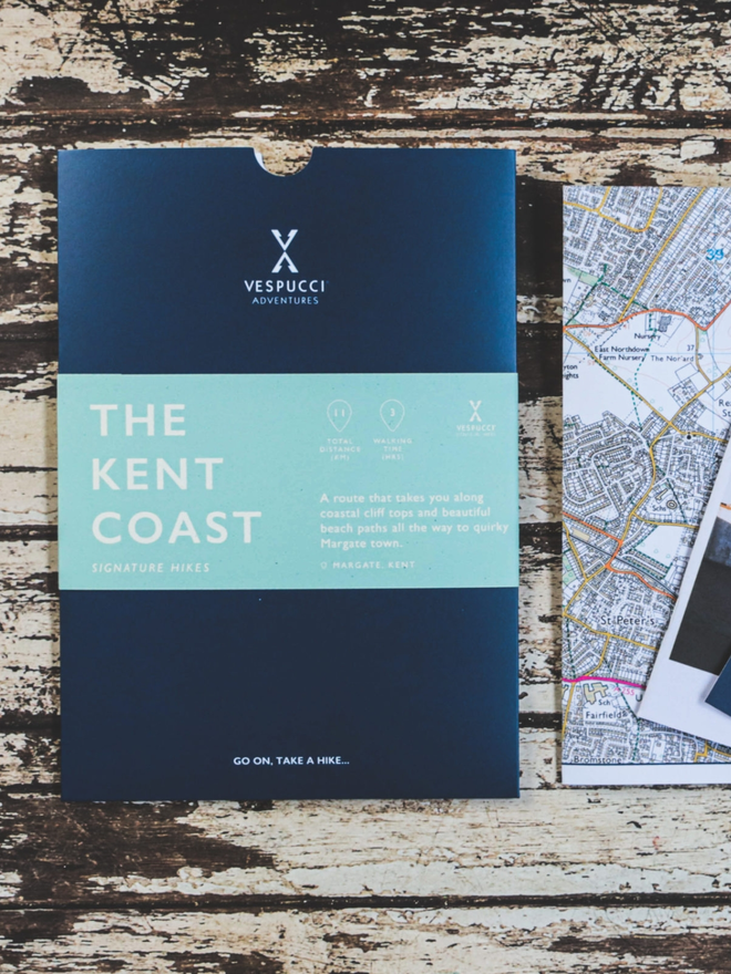 Kent coast guide map