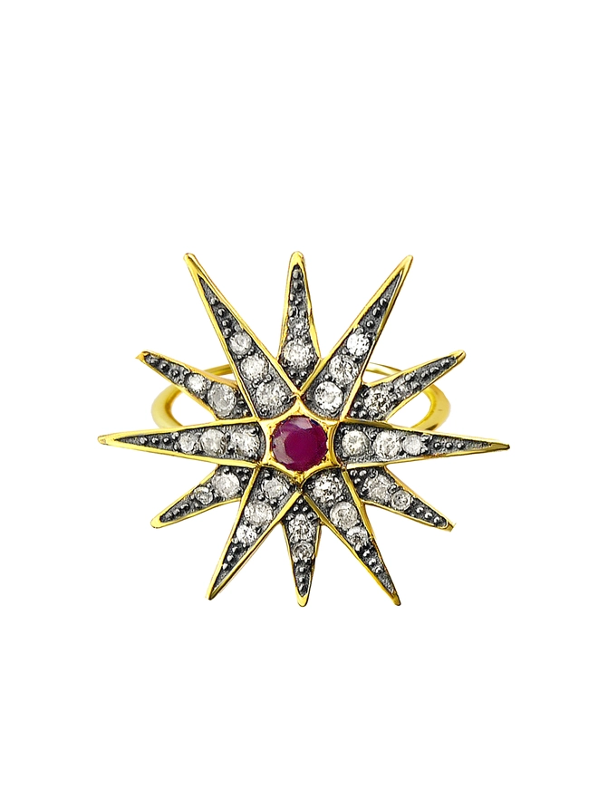 'The Ophelia' Starburst Ring