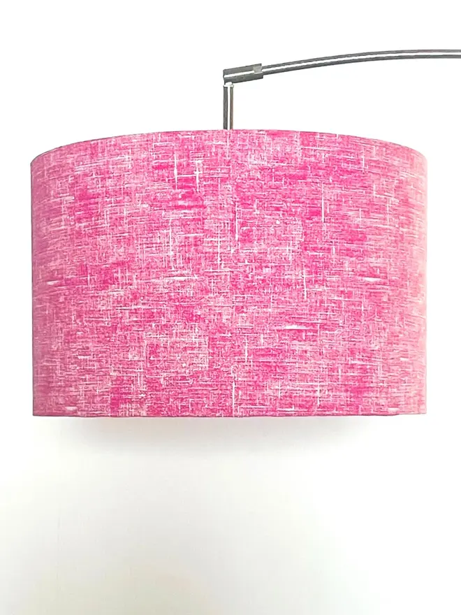 Pink Linen Effect Lampshade