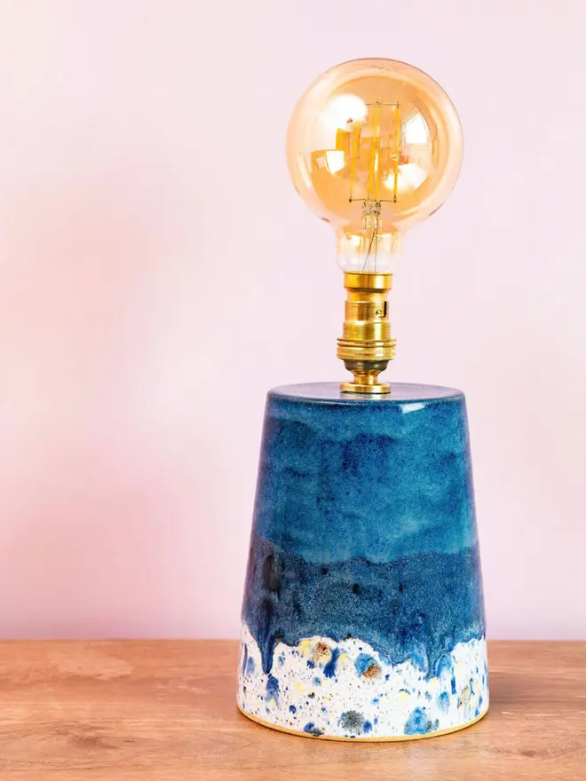 Shoreline Small Table Lamp in navy