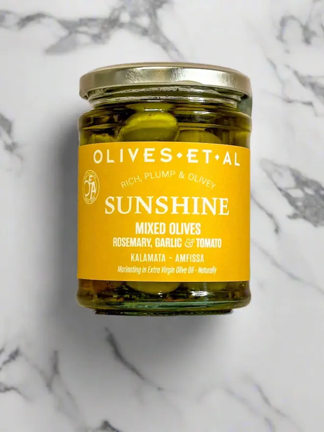 Sunshine Rosemary & Garlic Whole Olives