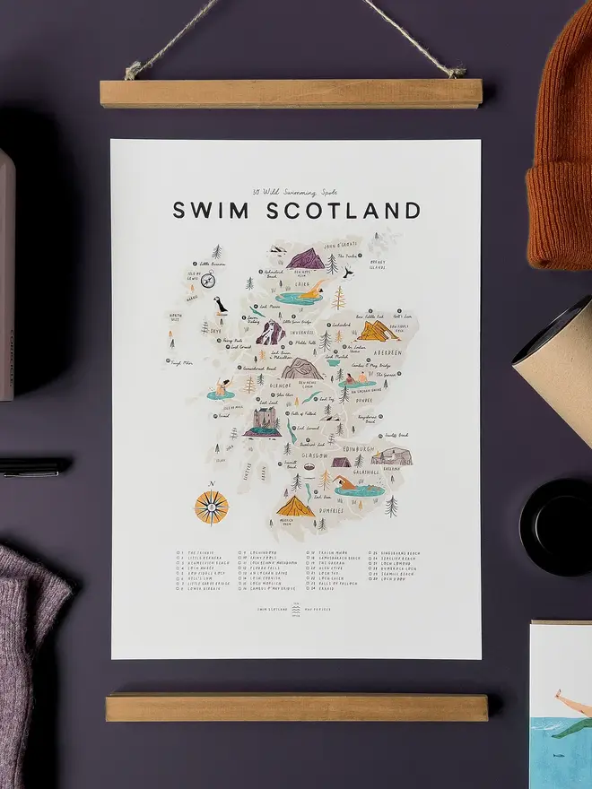 swim scotland map checklist