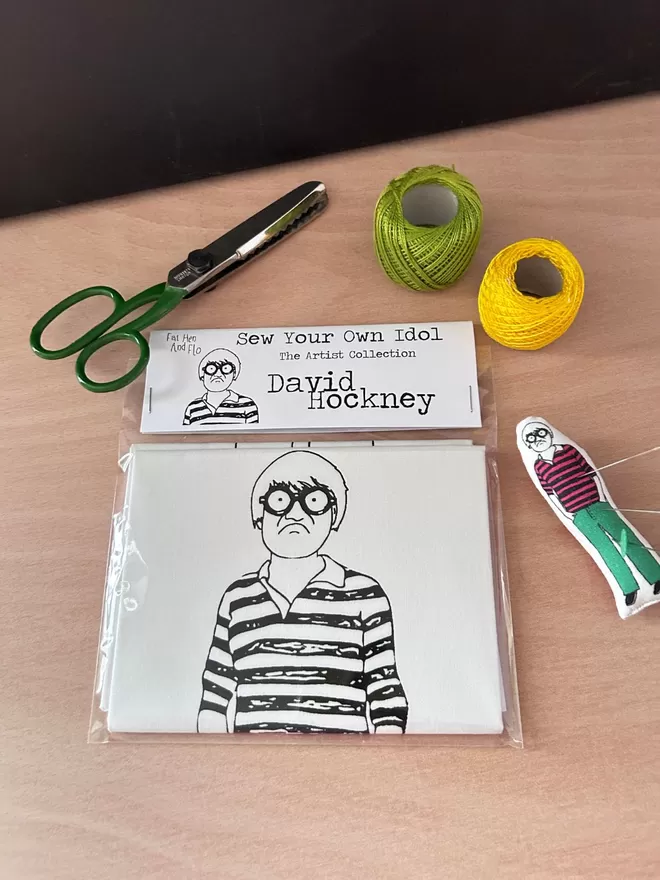Sew Your Own Idol Kit - David Hockney