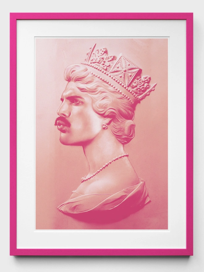 Freddie XL Pink - Neon Pink Frame