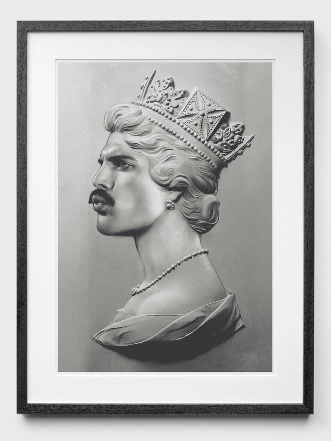 Freddie XL Monochrome - Black Frame