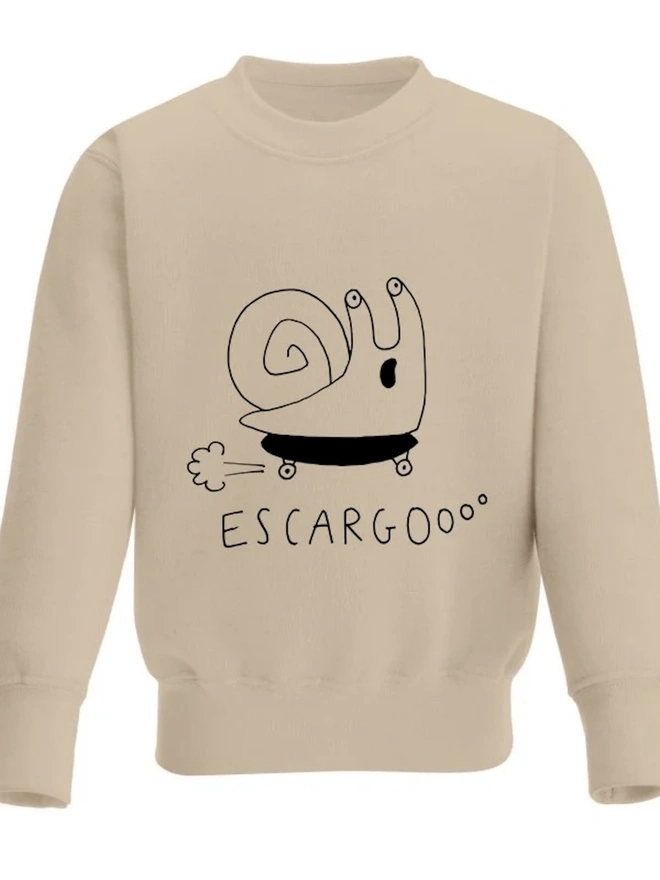 'Escargooo!' Kids Sweatshirt