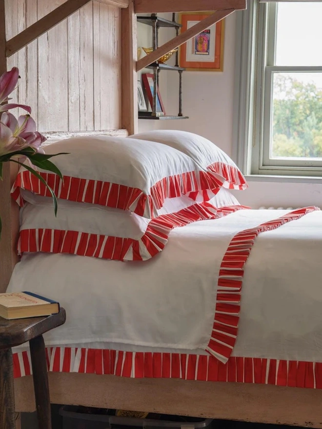 Candy Cane Luxury Cotton Bed Set