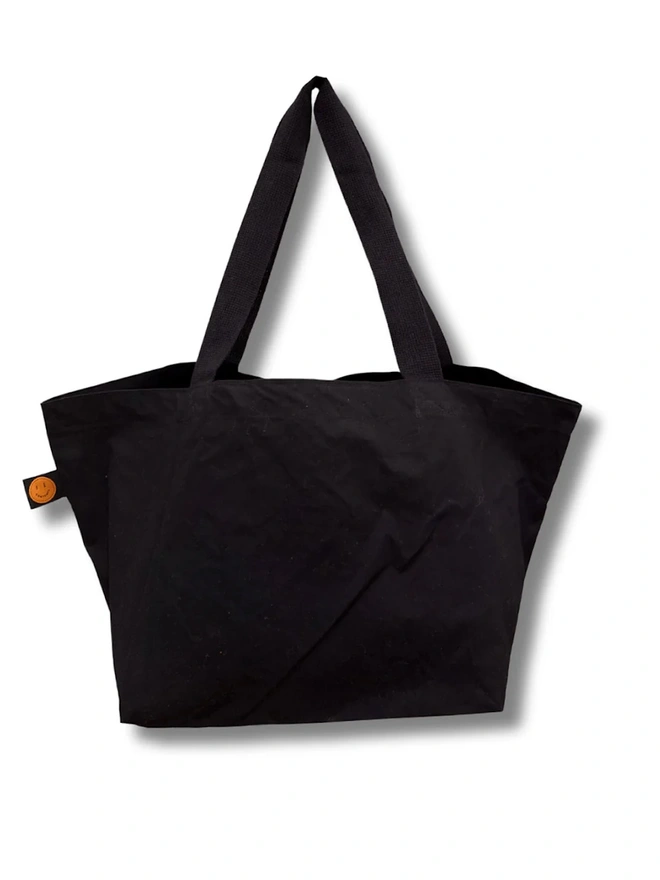 Black Contents Mini Tote Bag