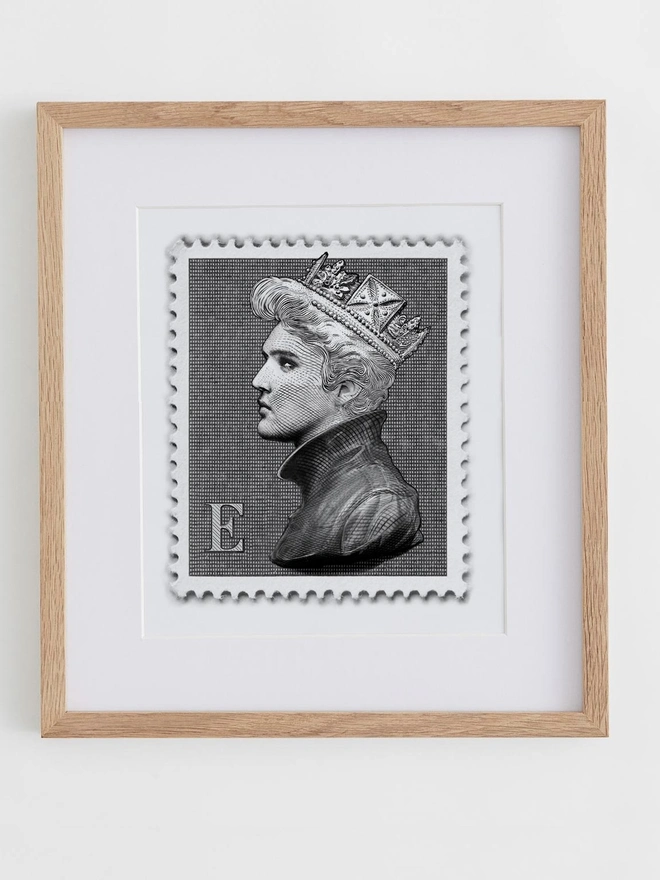 Limited Edition 'Elvis Presley Mini Stamp' Art Print  