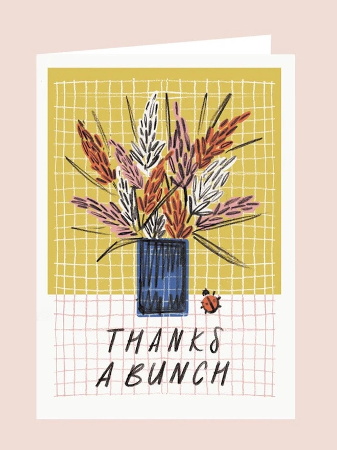 'Thanks A Bunch Card' Thank You Card