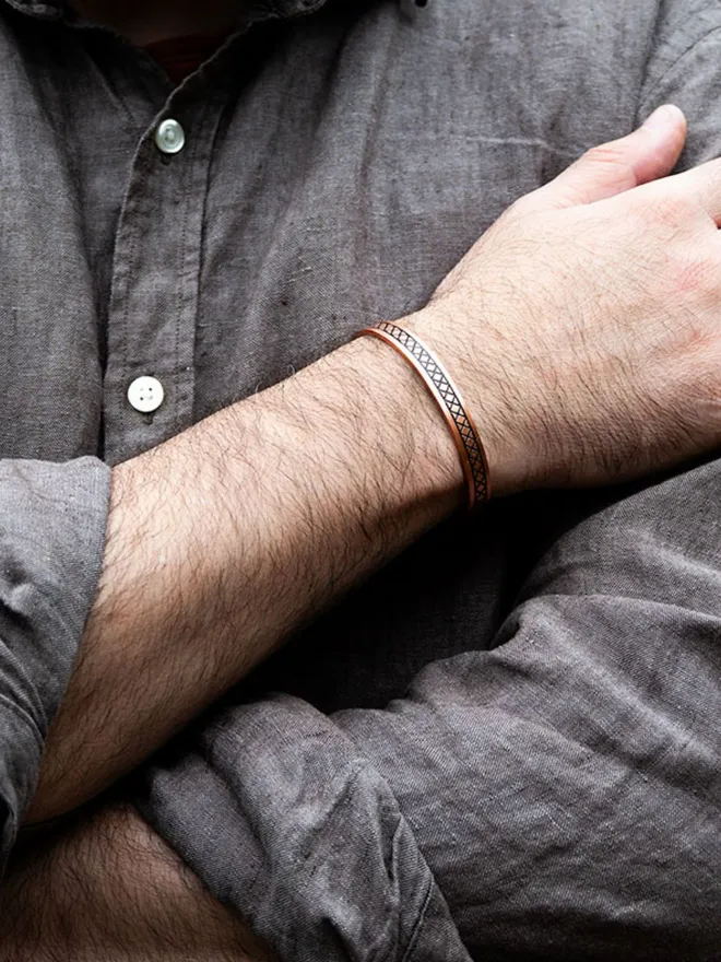 copper cuff for men