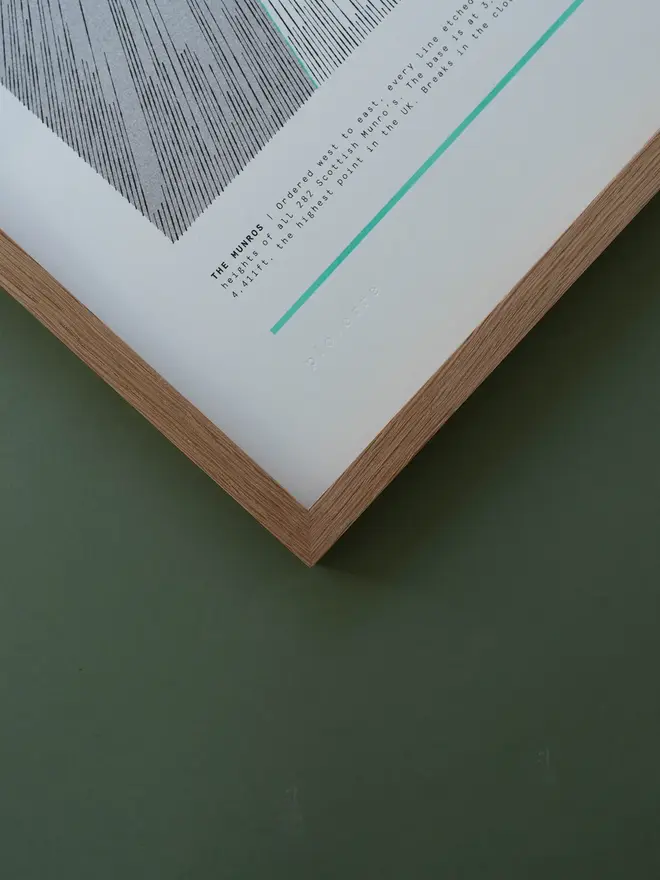 A3 Limited Edition Munro Risograph Print. 