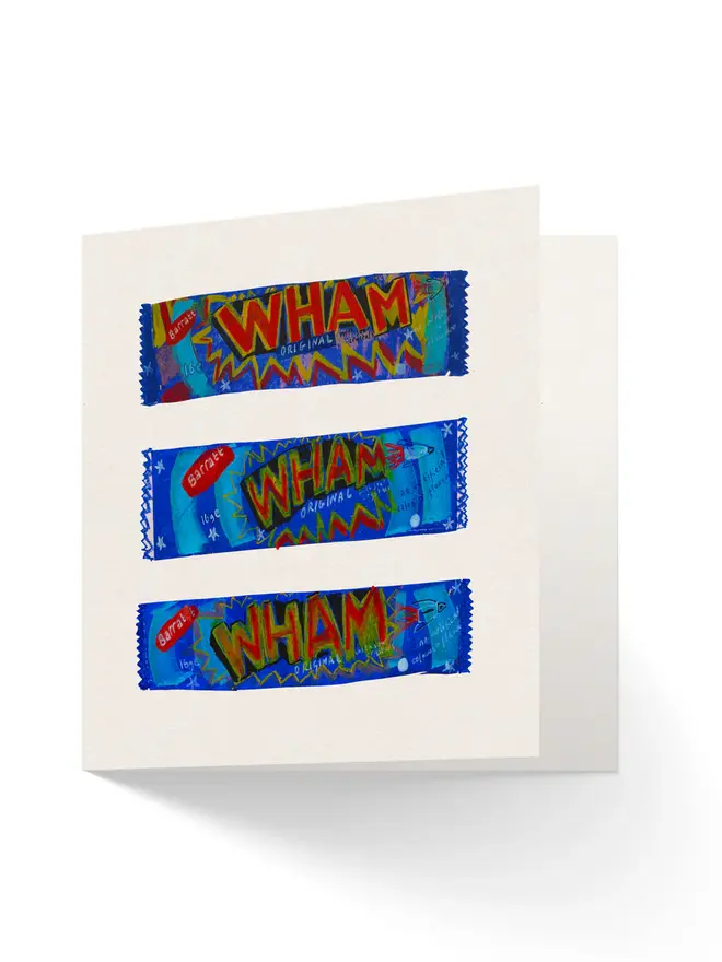 Retro Sweets Greetings Cards, Fizz, Pop, Bang