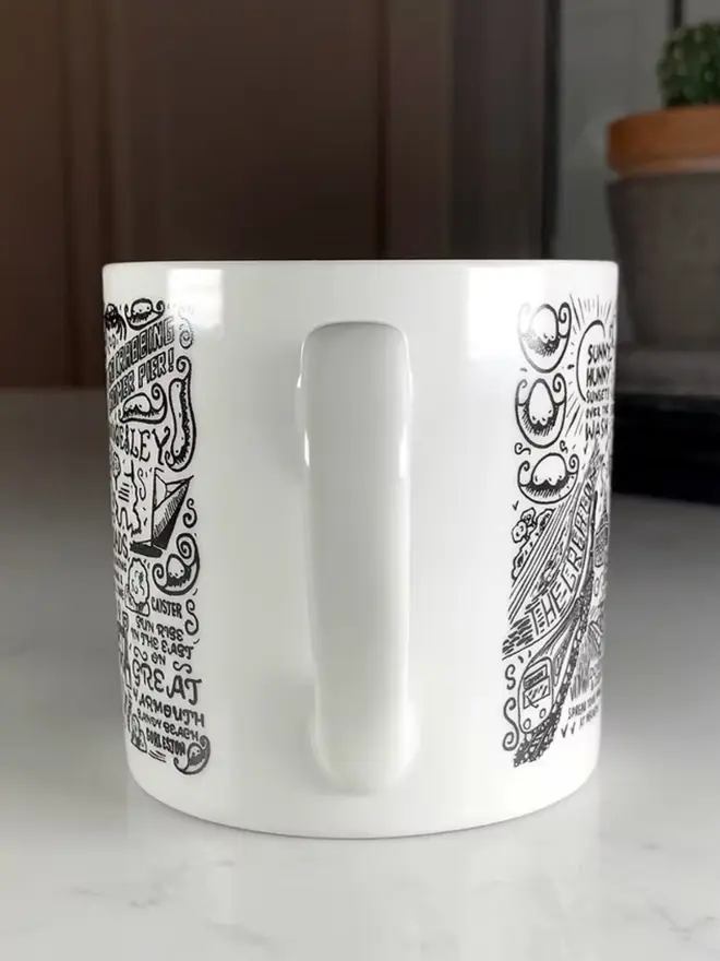 Norfolk Mug Bone China Back