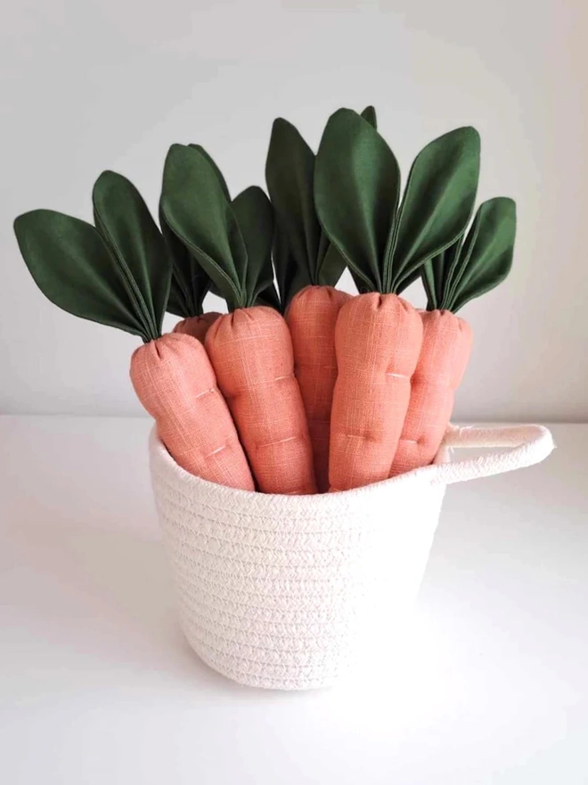 Fabric Carrot PlayFood 