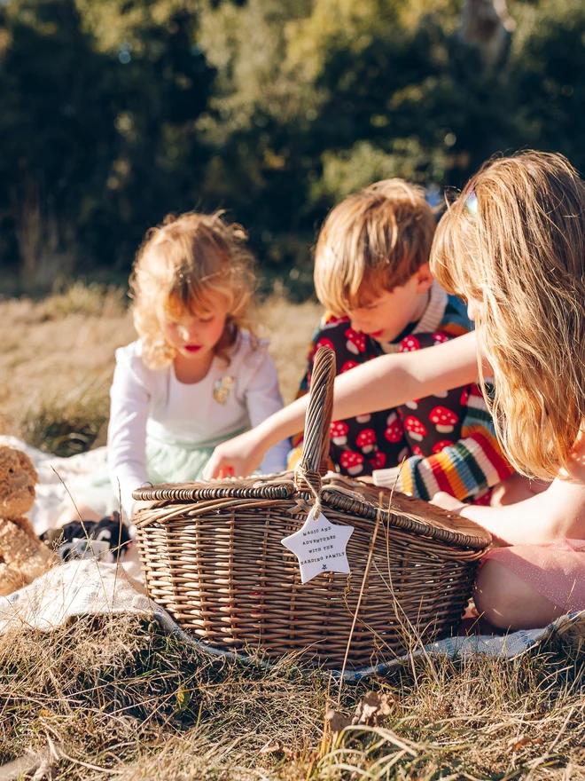 Personalised Family Picnic Basket