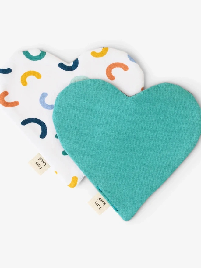 Organic Cotton Bonding Hearts 