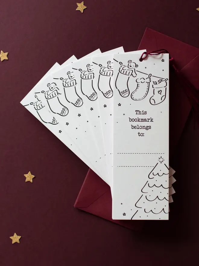 christmas bookmark making kit