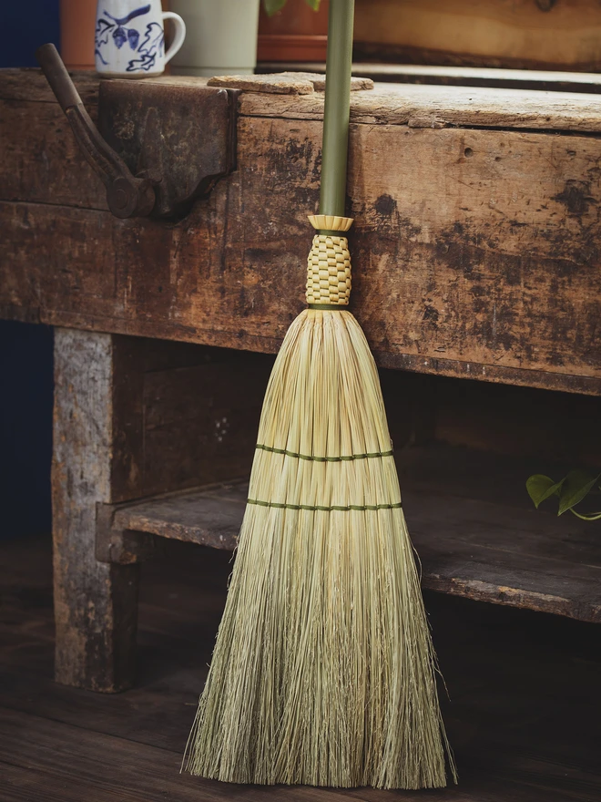 Handmade farmhouse broom