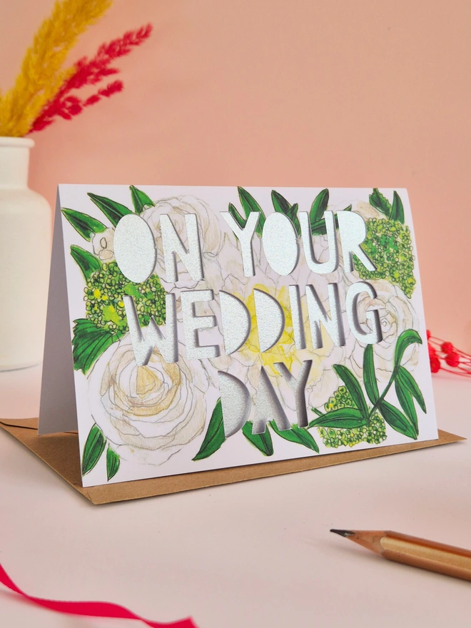 on your wedding day card