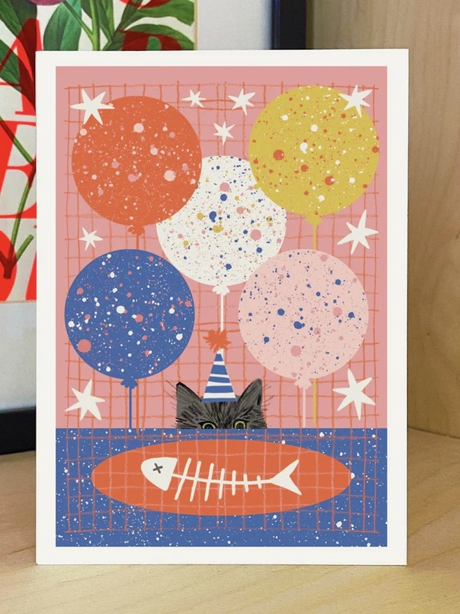 Birthday Cat Card