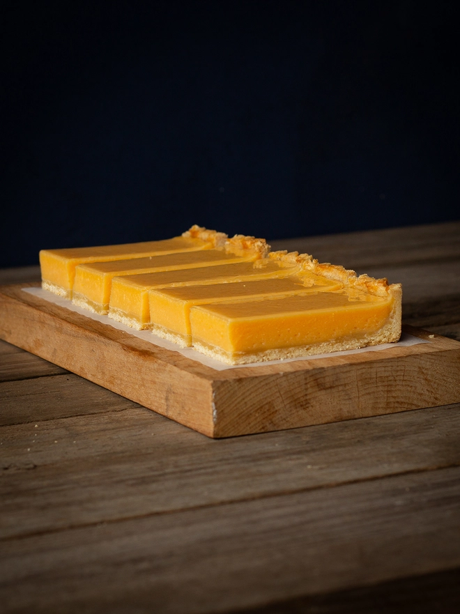 5 slices of Lemon Tart