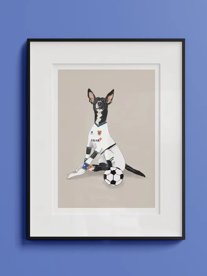 personalised pet football shirt portrait