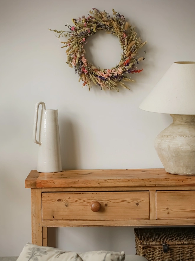 'Valais' Everlasting Dried Wreath