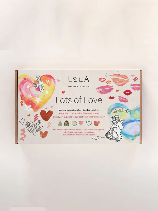 Lots of Love Art Box for children