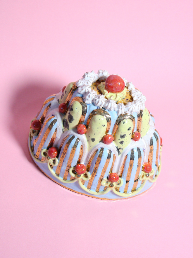 Sugar Plum Fairy Ceramic Cake Sculpture