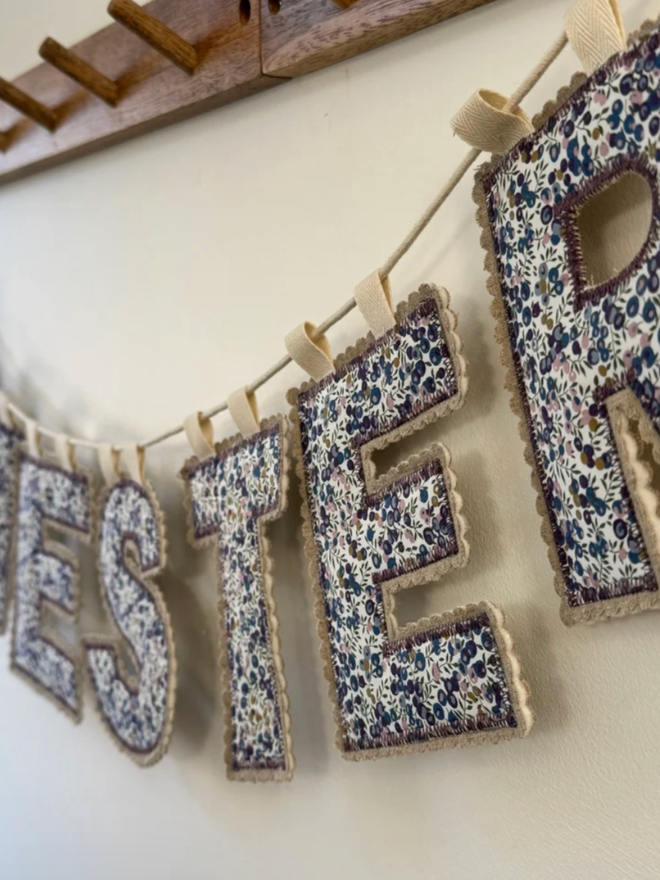 Name Garland. A garland spelling Chester.