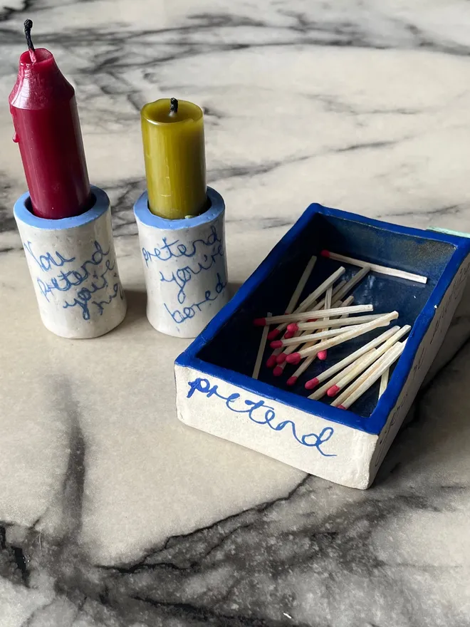 Pretend You're Anything Match Stick Holder