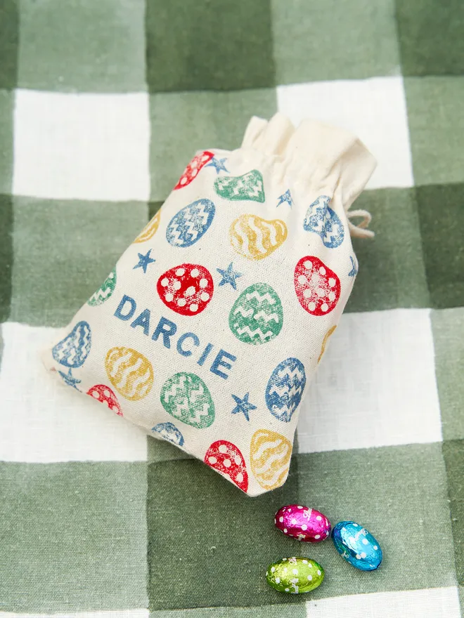 Easter hunt treat bag