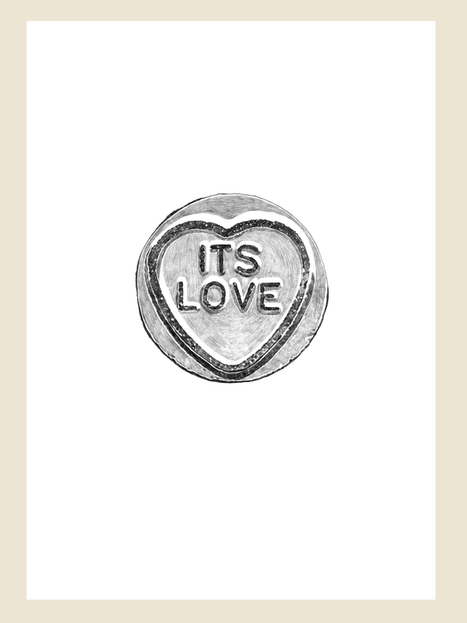 Its love art print