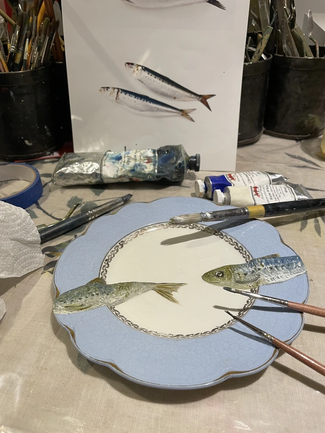 Painting In The Studio