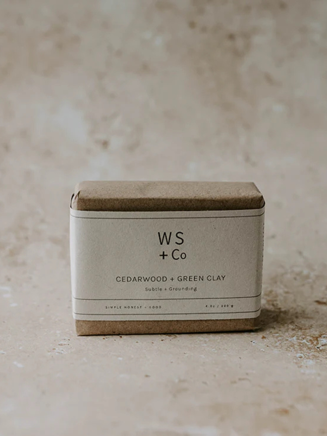 cedarwood green clay wild sage soap bar