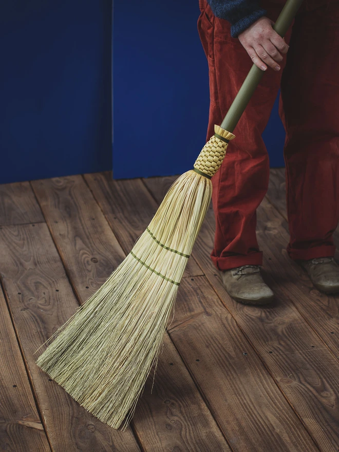 Handmade farmhouse broom