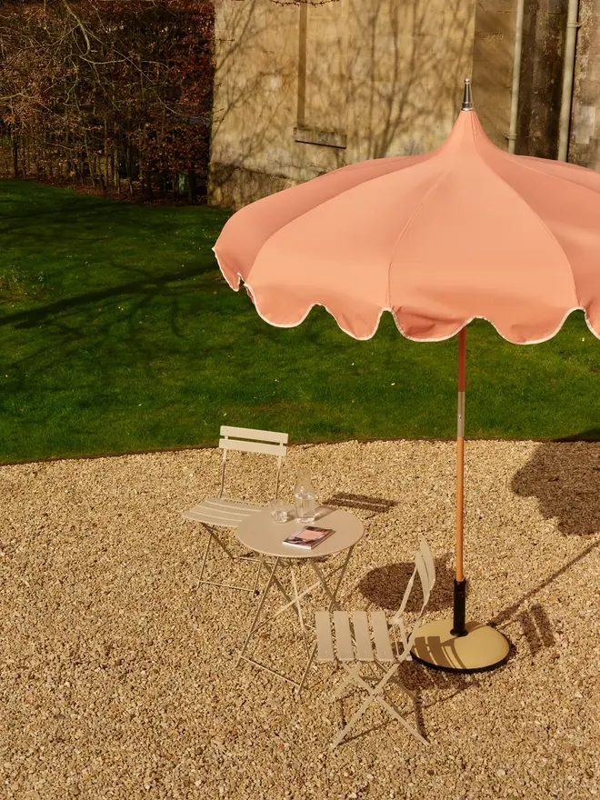 coral pagoda parasol