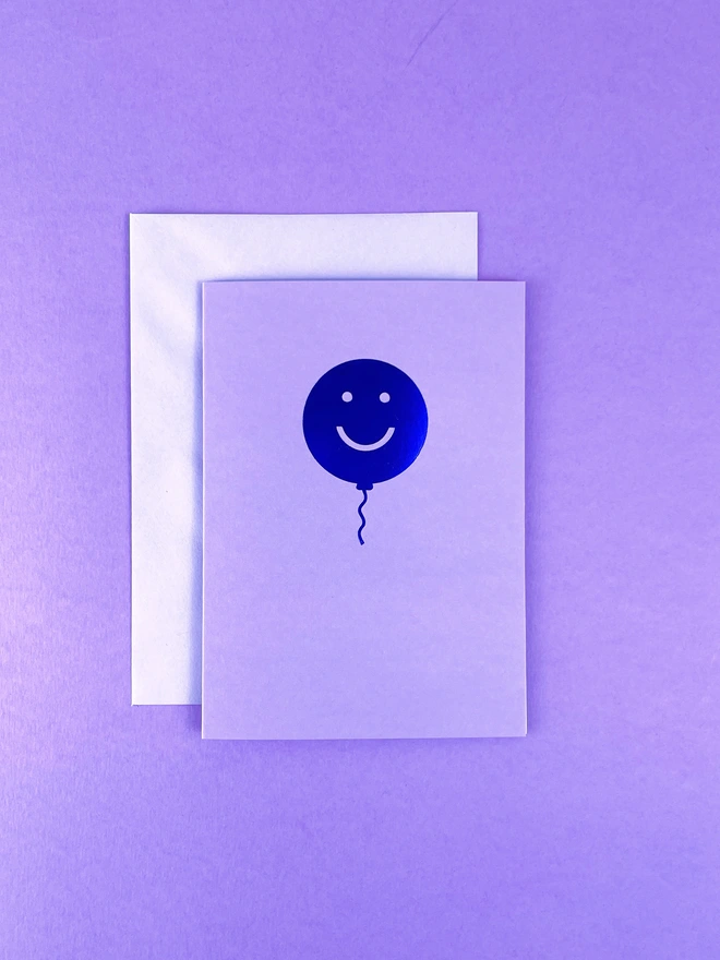 balloon greetings card emoji