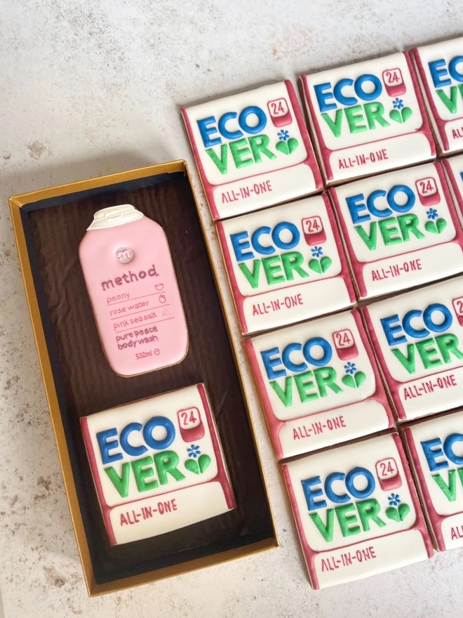 Bespoke brand biscuits Ecover Method