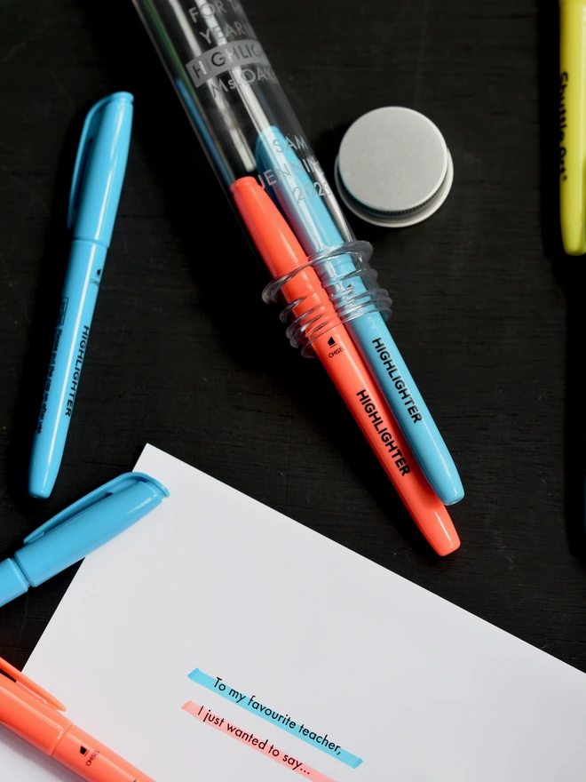 Thanks For the Highlights Teacher Gift Highlighters