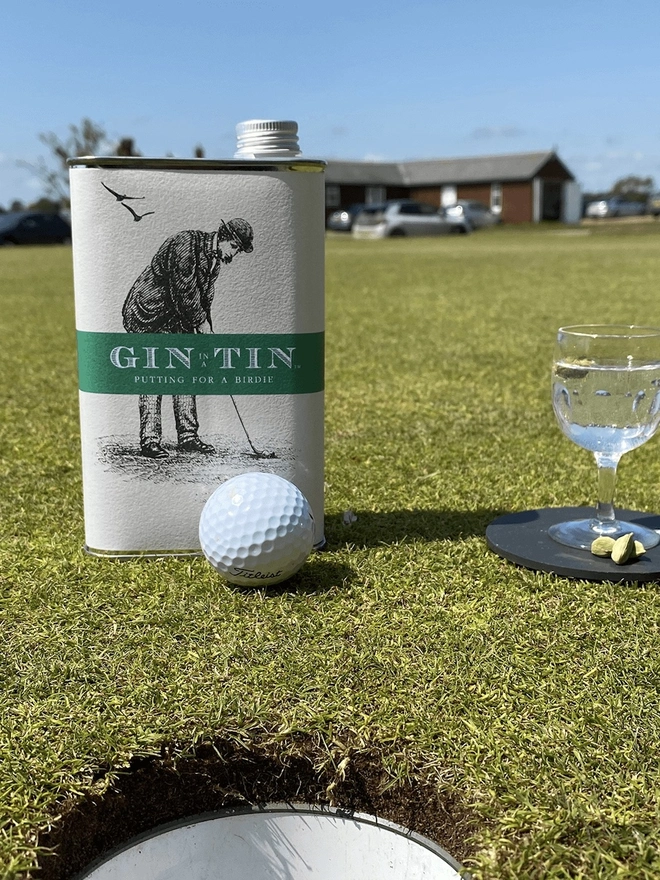 Putting For A Birdie Gin In A Tin