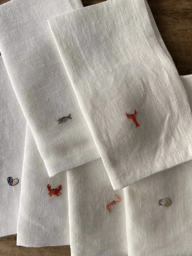 Mighty Shellfish Napkins