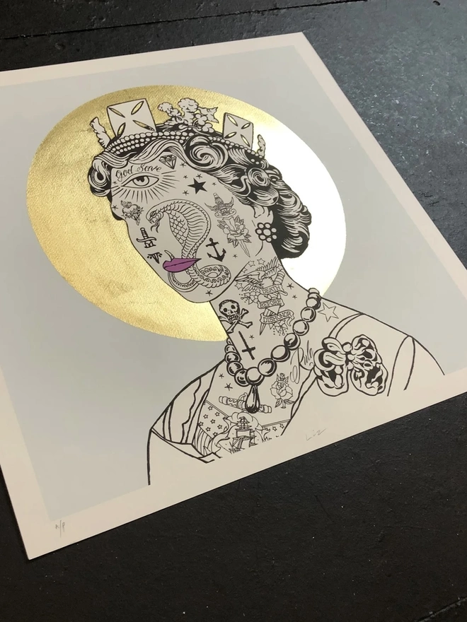 Liz Queeny Blue Print