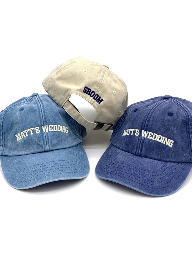 Personalised wedding cap