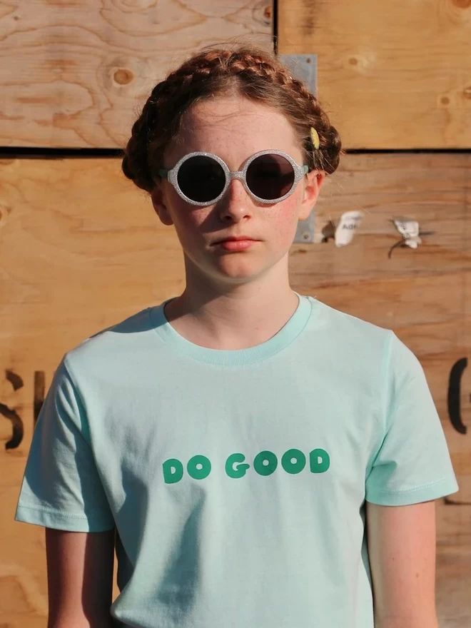 Do Good Positivity Screen Print T Shirt Child Girl Boy Mims & Family
