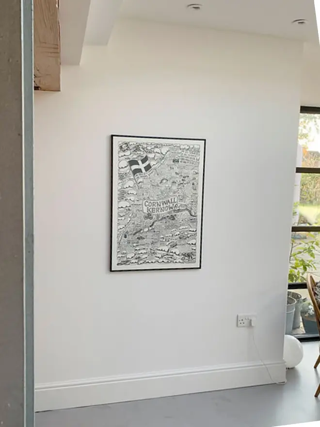 Cornwall Poster Wall Art Print Wall